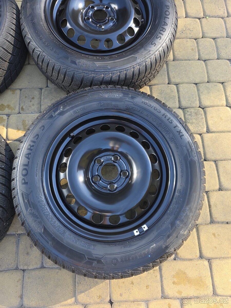 Zimní sada kol 5x100 15" Škoda Fabia 4, VW Polo 4 - 2