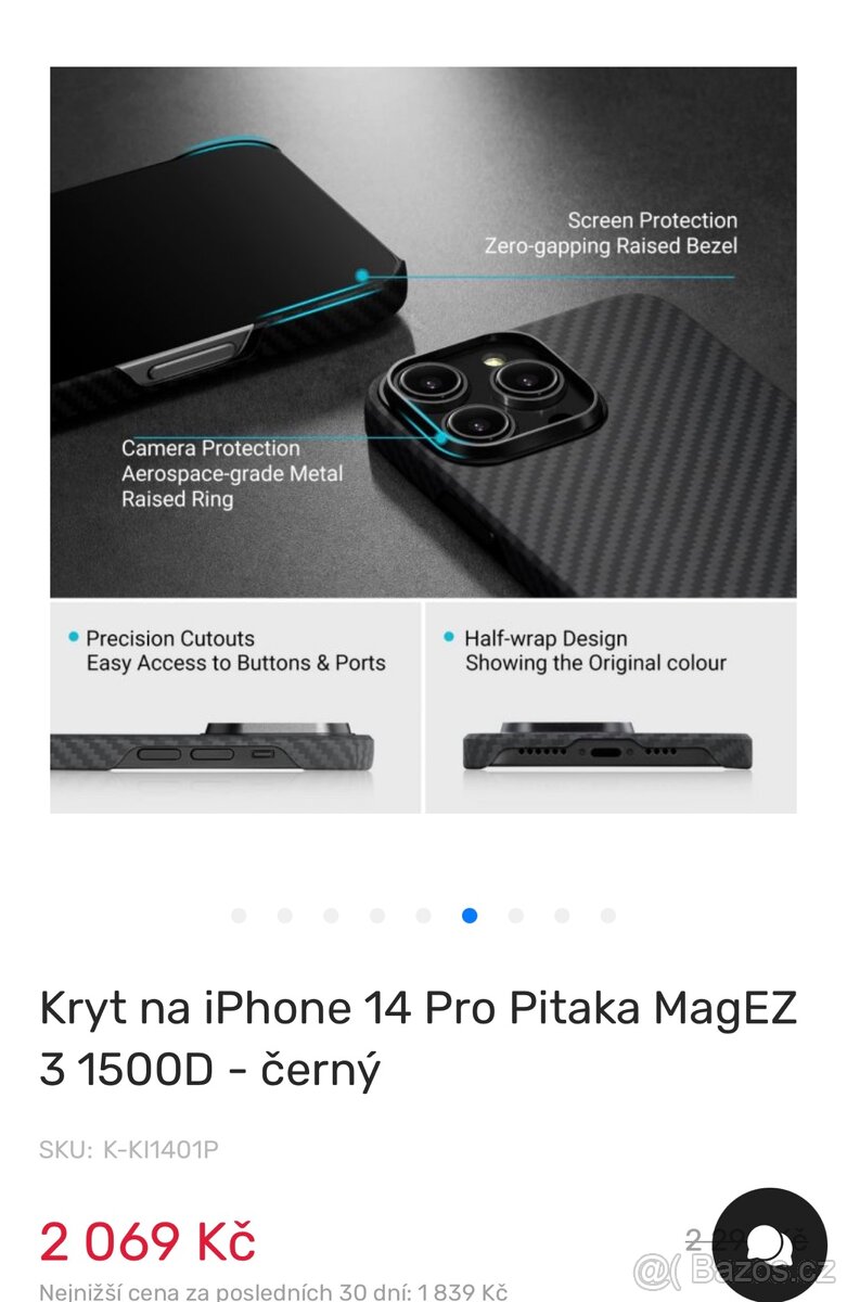 Pitaka MagEZ 3 pro iPhone 14 Pro - 2