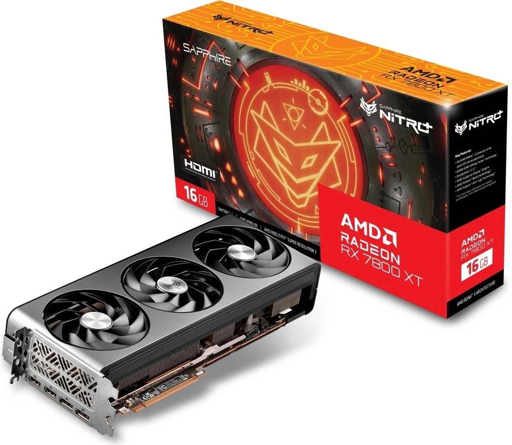 SAPPHIRE NITRO+ Radeon RX 7800 XT GAMING OC 16GB - 2