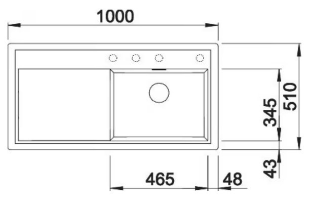 Dřez Blanco granitový - nový (523967) - 2