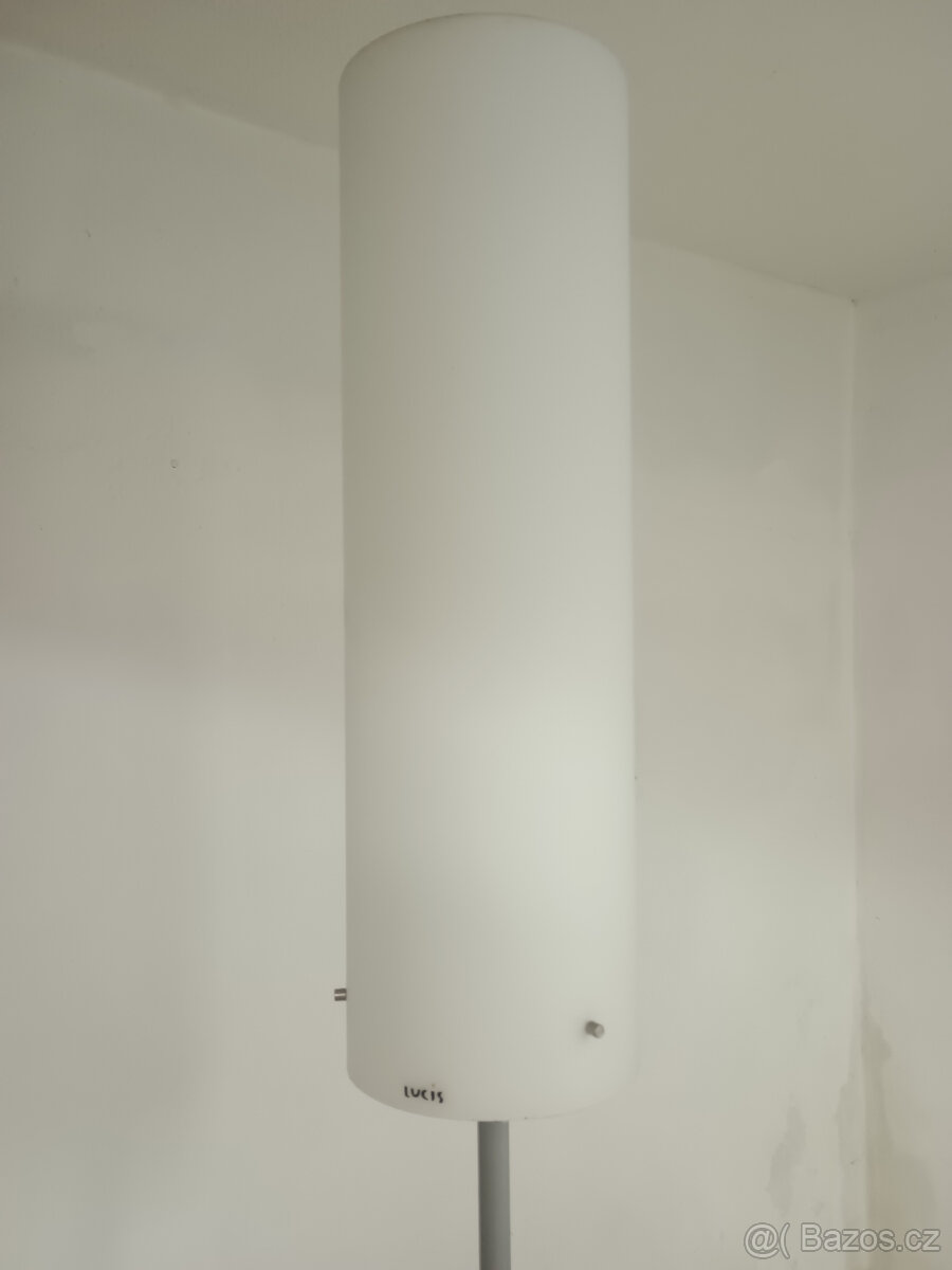 Skleněná stojací lampa, 185 cm - 2