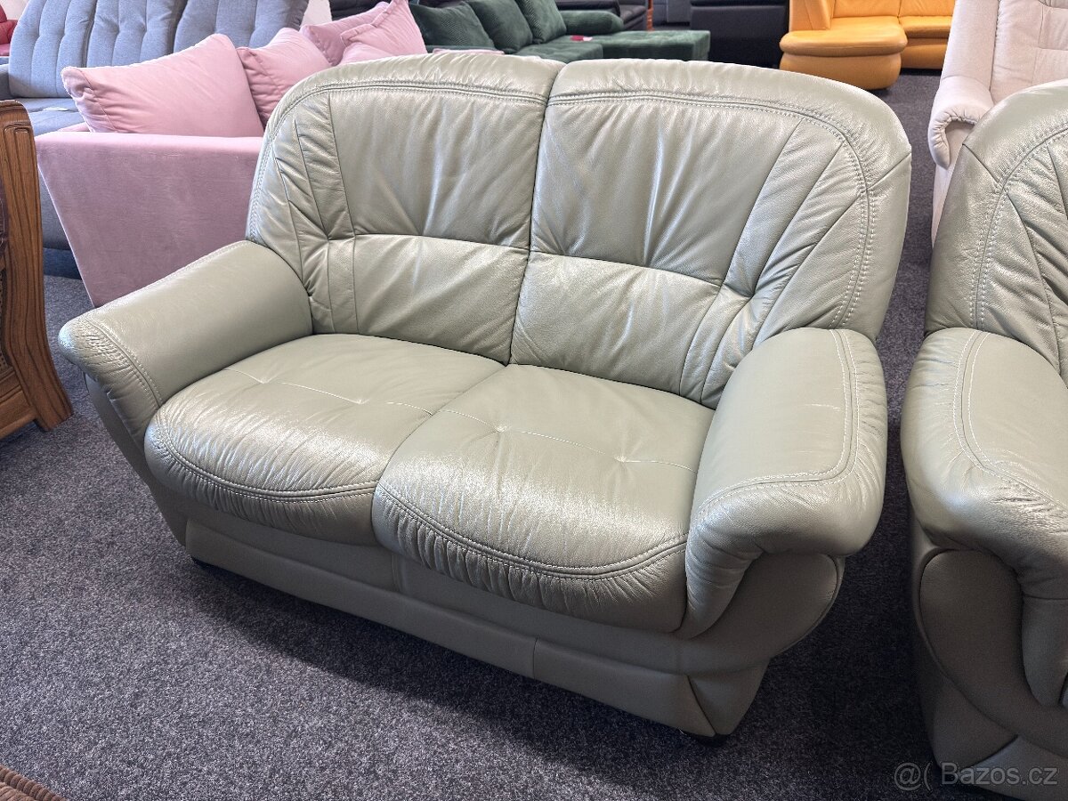 Sedací souprava 3 + 2 - kůže - 2