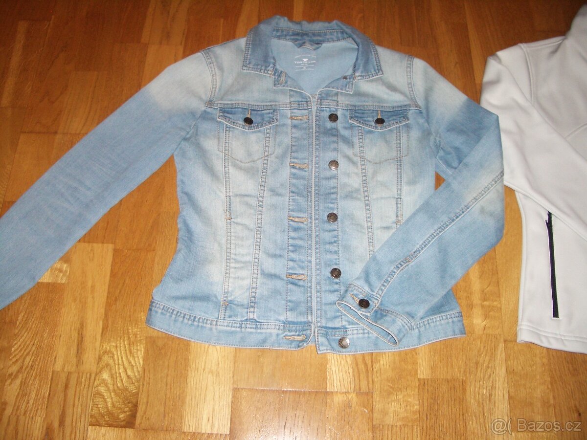 Dámská/dívčí džínová/softshellová bunda + košile S - 2