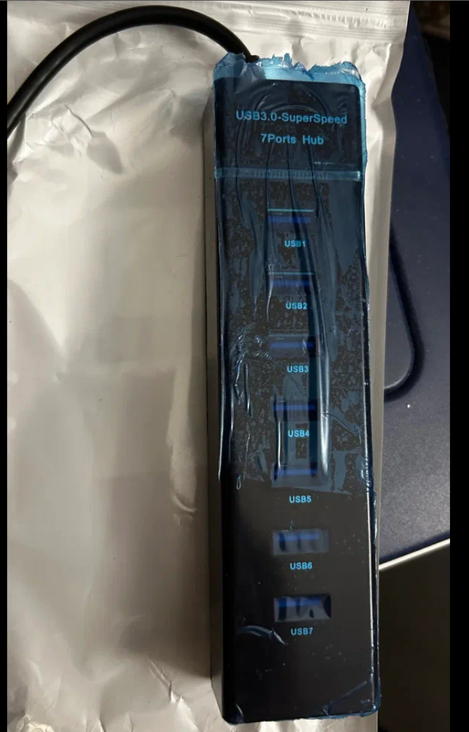 USB 3.0 SuperSpeed HUB – 7 portů (nový, nepoužitý) - 2