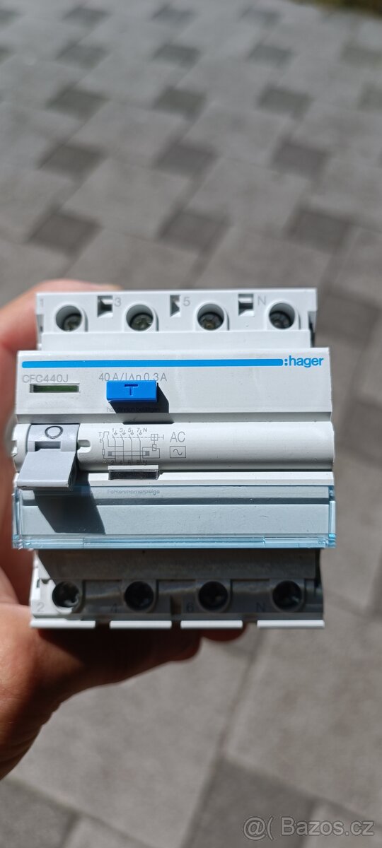 Proudový chránič 40 A - 2