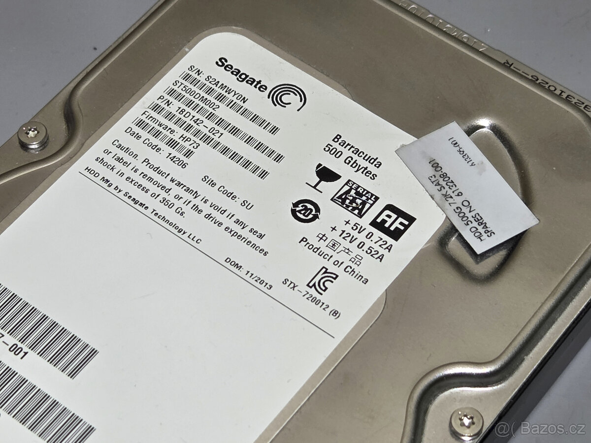 Pevný disk SeaGate 500GB - ST500DM002-1BD142 - 2