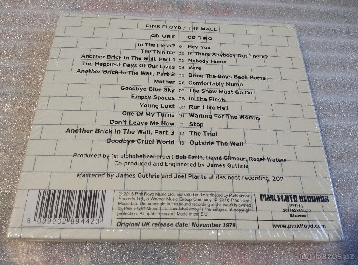 Cd - Pink Floyd - The Wall , nové - 2