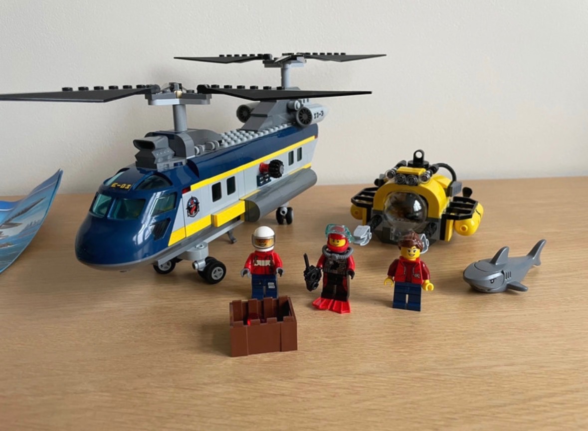Lego city 60093 helikoptéra výzkumníků - 2