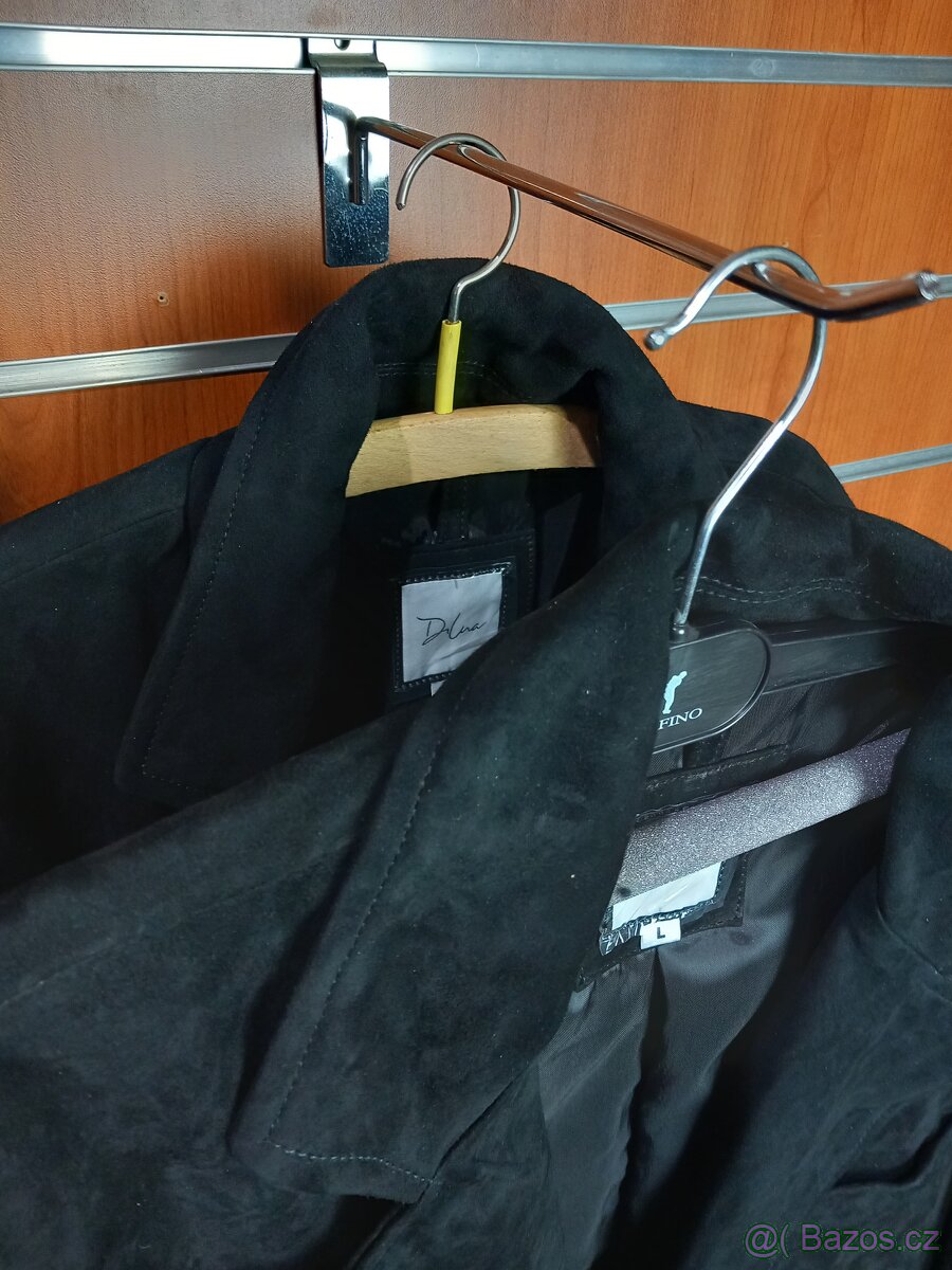 Kožený semišový kabát 2KS nový,záruka 2 roky - 2