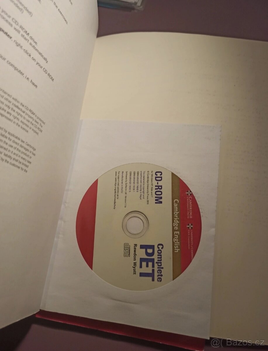 Učebnice a pracovní sešit Complete PET Cambridge - 2