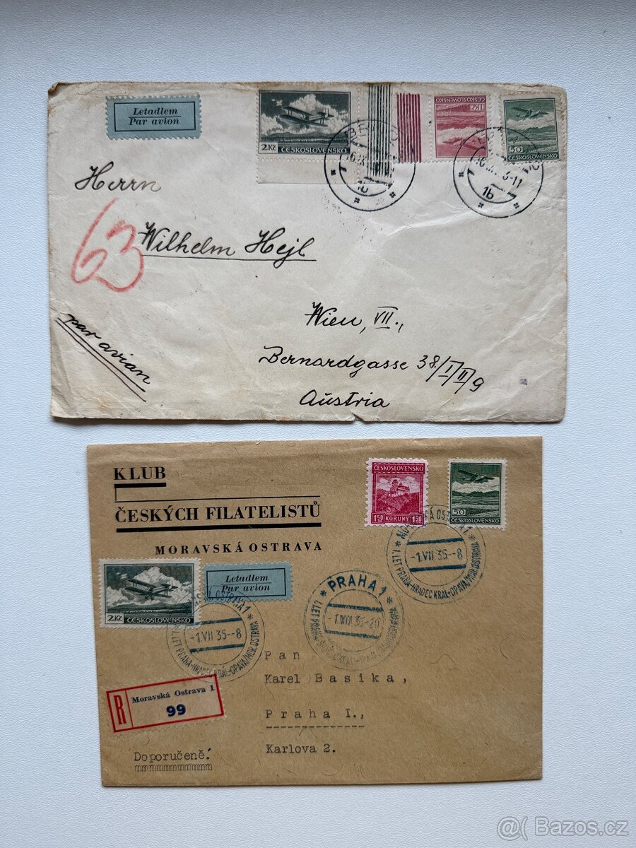 Poštovní známky - letecká pošta - 2