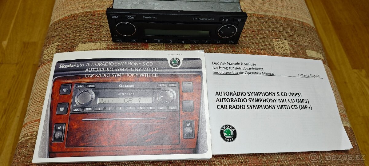 Originální autorádio Skoda Symphony CD MP3 - 2