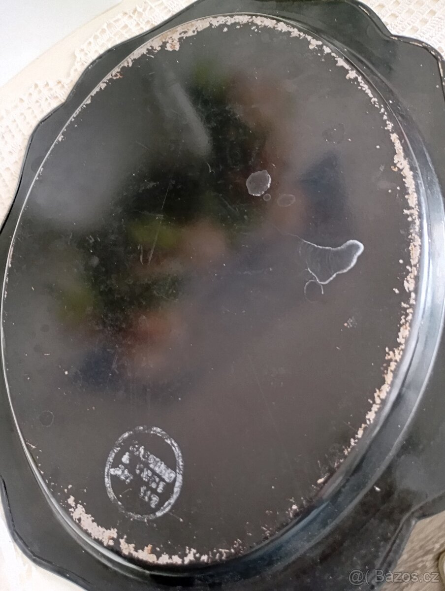 Starožitný ručně malovaný podnos - 2