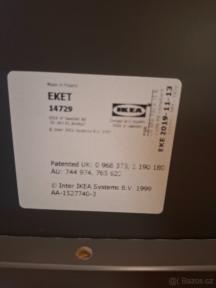 IKEA EKET skříňka + závěsný systém - 2