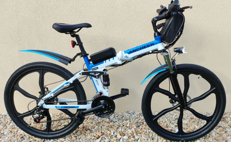 Celoodpružené skládací elektrokolo ANCHEER 250W ALU rám - 2