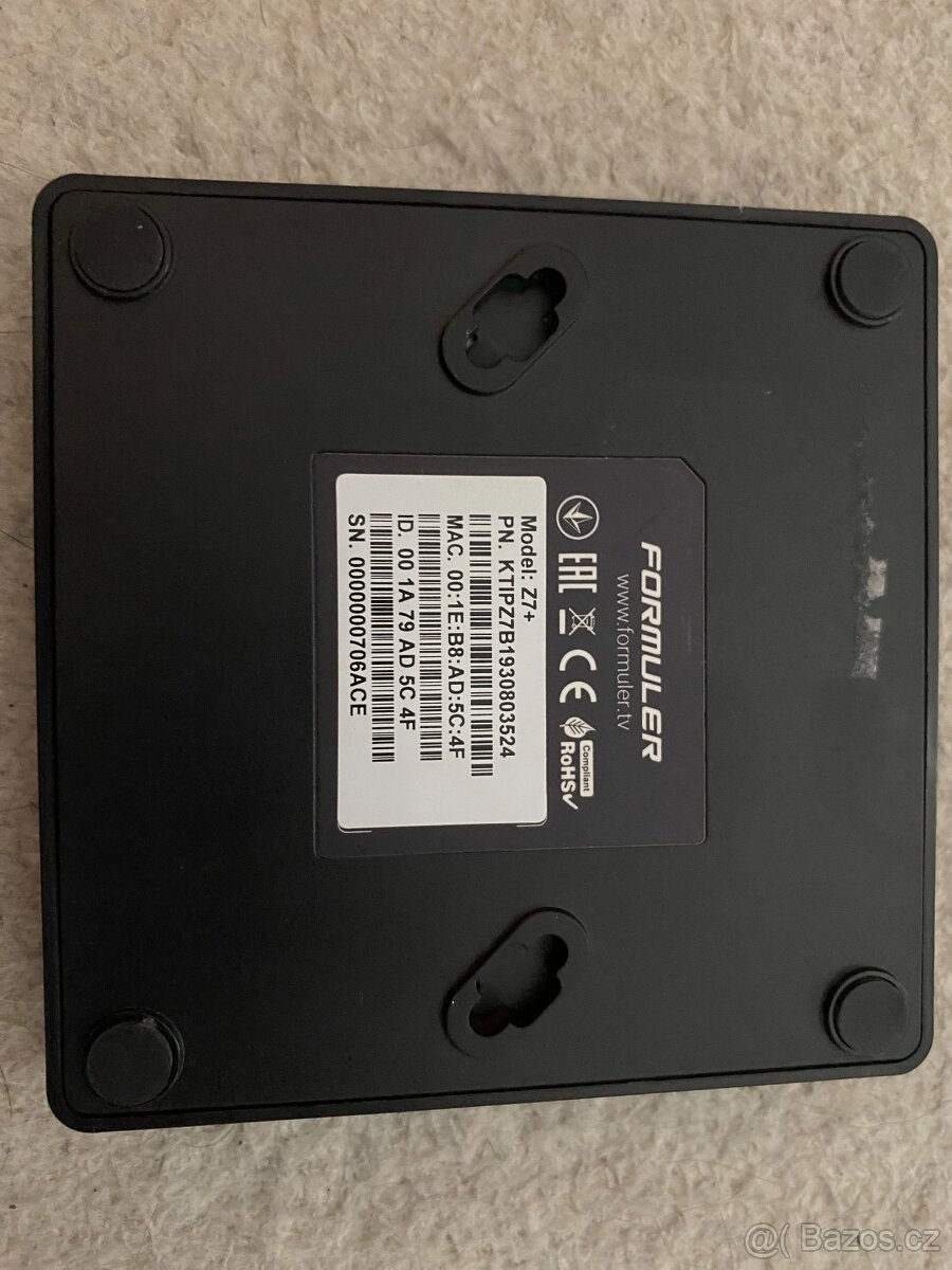 FORMULER Z7+ Black 4K UHD IPTV Media Player H.265 HE - 2