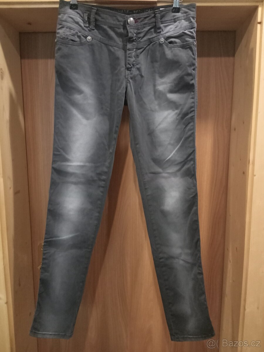 Dámské šedé kalhoty BLUE FIRE -vel.30(M/L) - 2