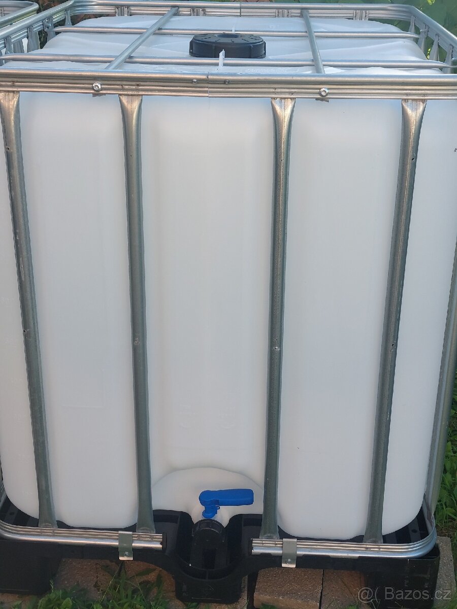 IBC 1000 litrů, nádrž, zásobník, sud... - 2