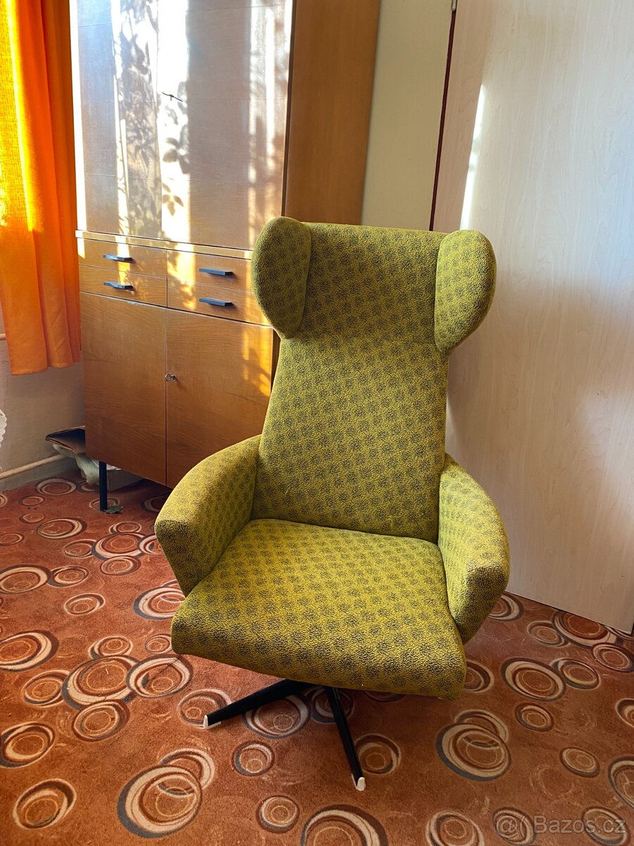 retro křeslo ušák - 2