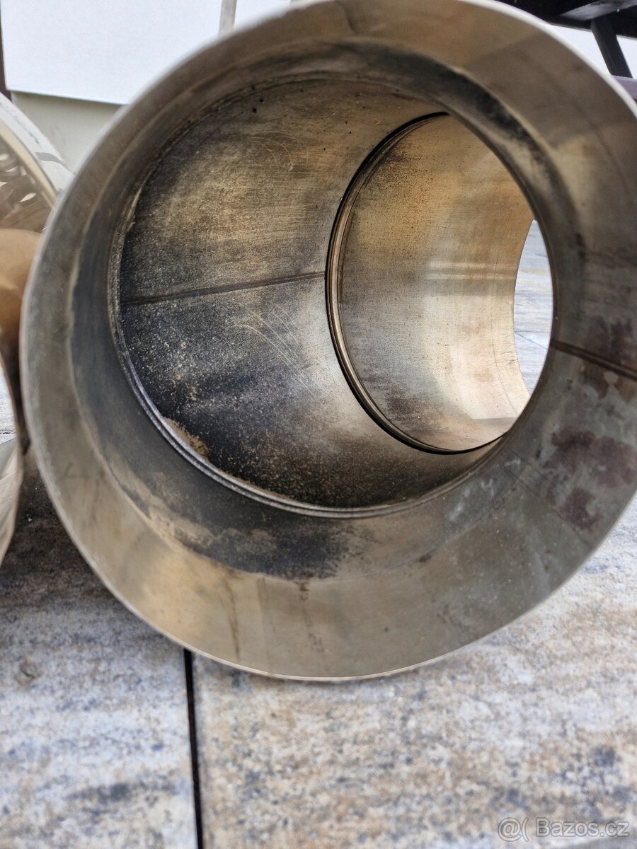 Nerezový kouřovod 200 mm - 2
