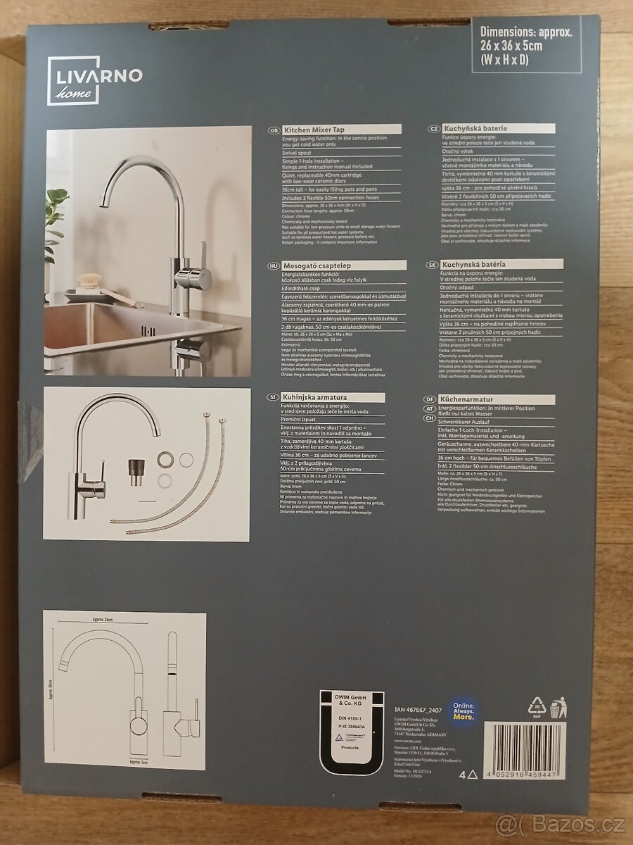 Dřezová baterie - 2