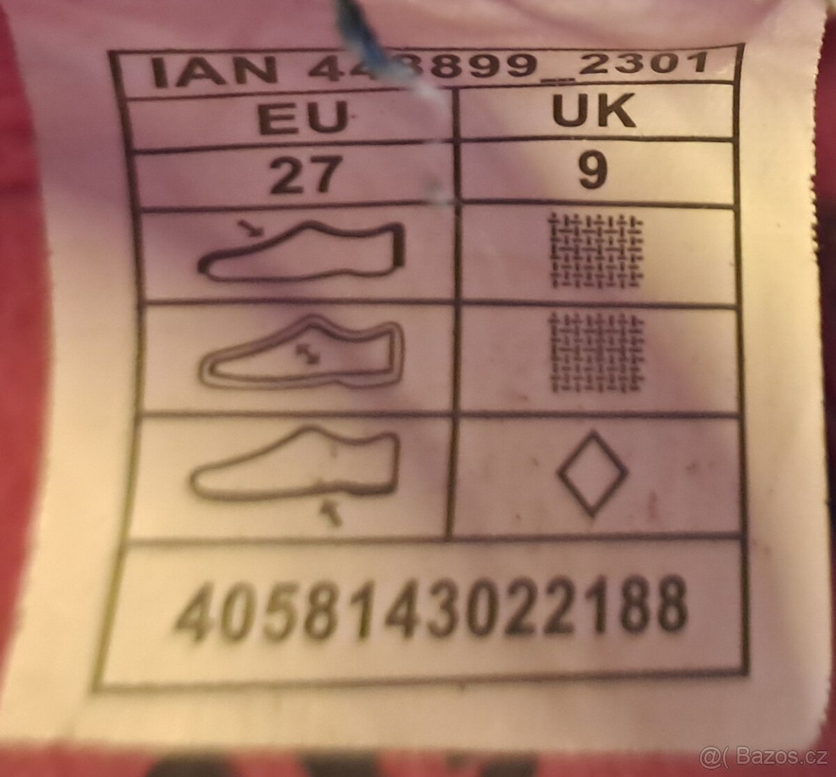 Dětské bačkory Lupilu vel 27/9 nenošené - 2