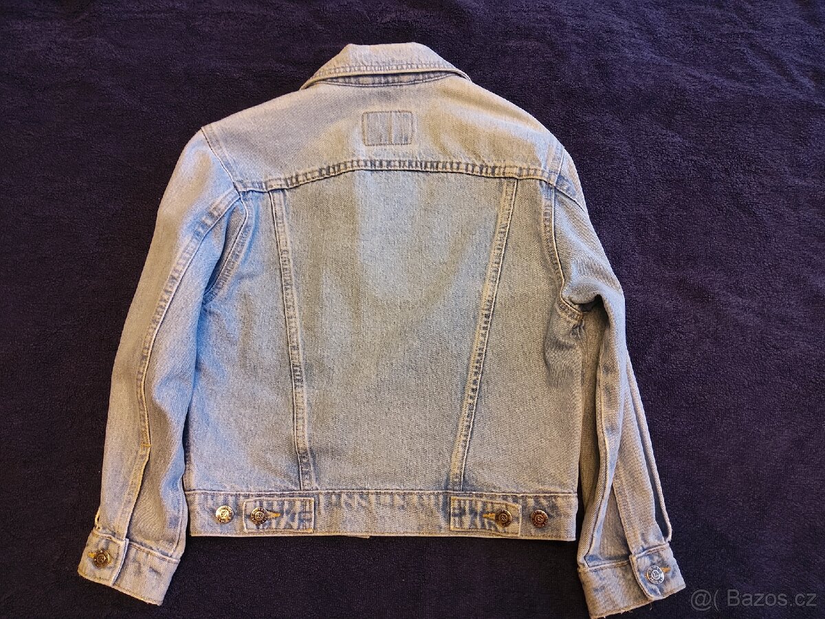 Dětská riflová bunda zn. HIS, vel.128 - 2