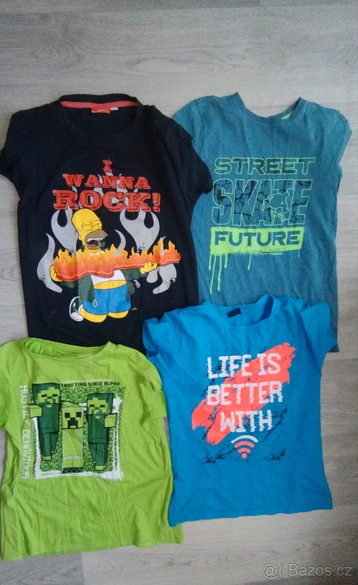 Set tričko Minecraft aj., kalhoty, pyžamo, vel 152, 158, 164 - 2