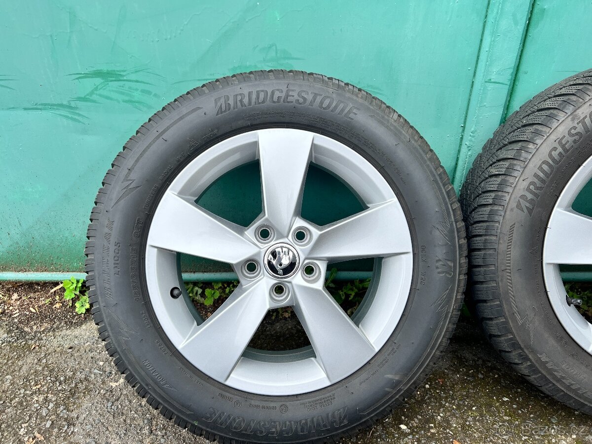 Prodám originální ALU 15" na FABIA 4 vč zimní dot 2023 - 2