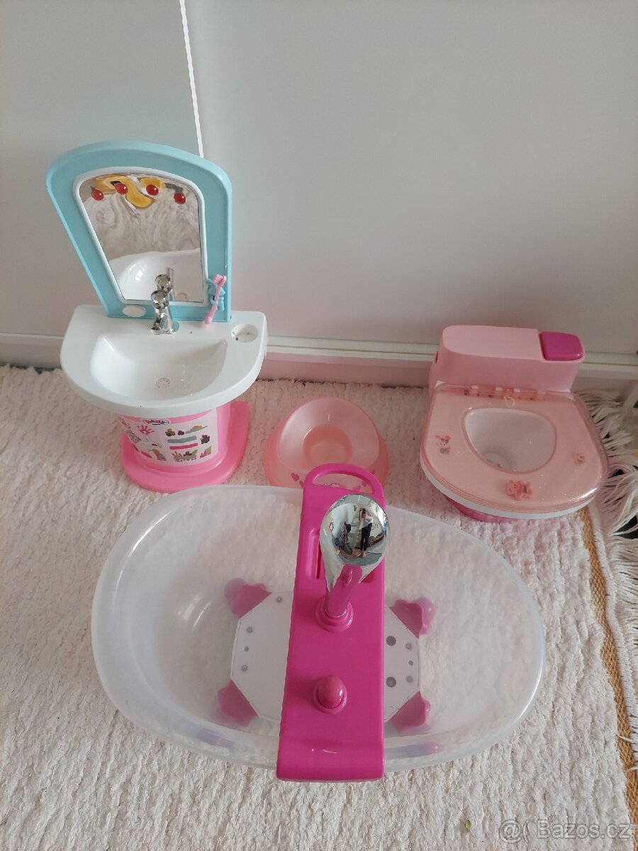 Baby born vana, umyvadlo, záchod - 2