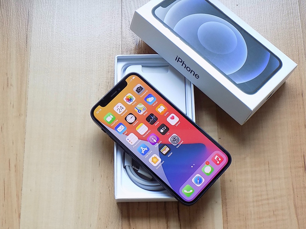  APPLE iPhone 12 mini 128GB Black - ZÁRUKA - TOP - 100%BAT. - 2