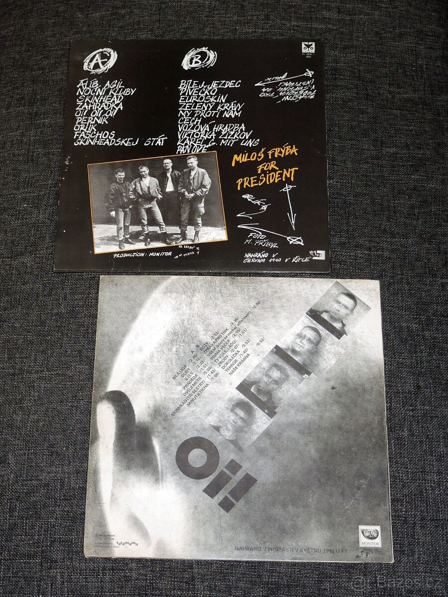 Prodám jako komplet dvě LP desky Orlík - Oi + Demise - 2