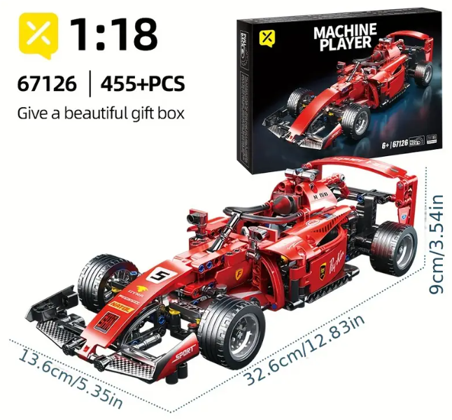 Formule F1 pro malé i velké stavitele - LEGO kompatibilní - 2