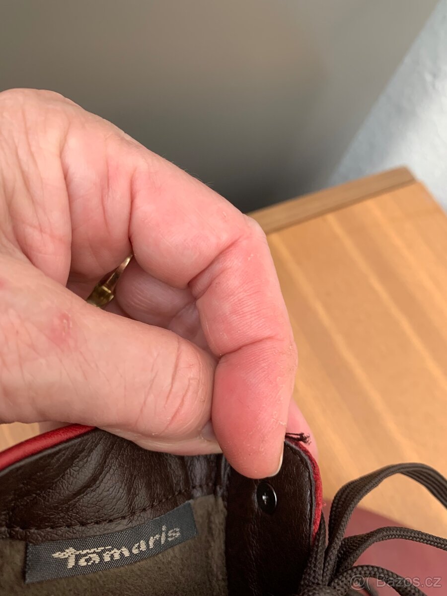 Prodám kožené boty Tamaris - 2