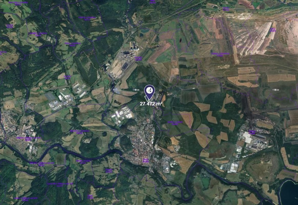 Prodej podílu 1/6 pole 4 579 m², Kadaň - 2