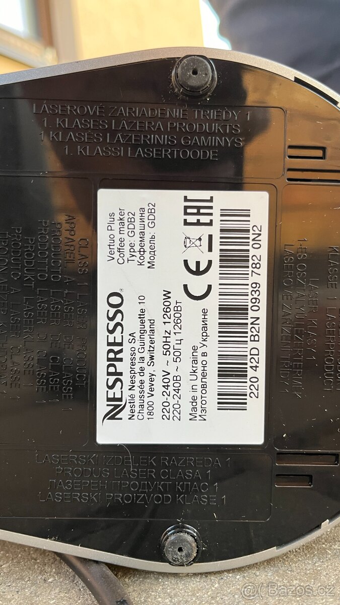 Kávovar Nespresso Vertuo Plus - 2
