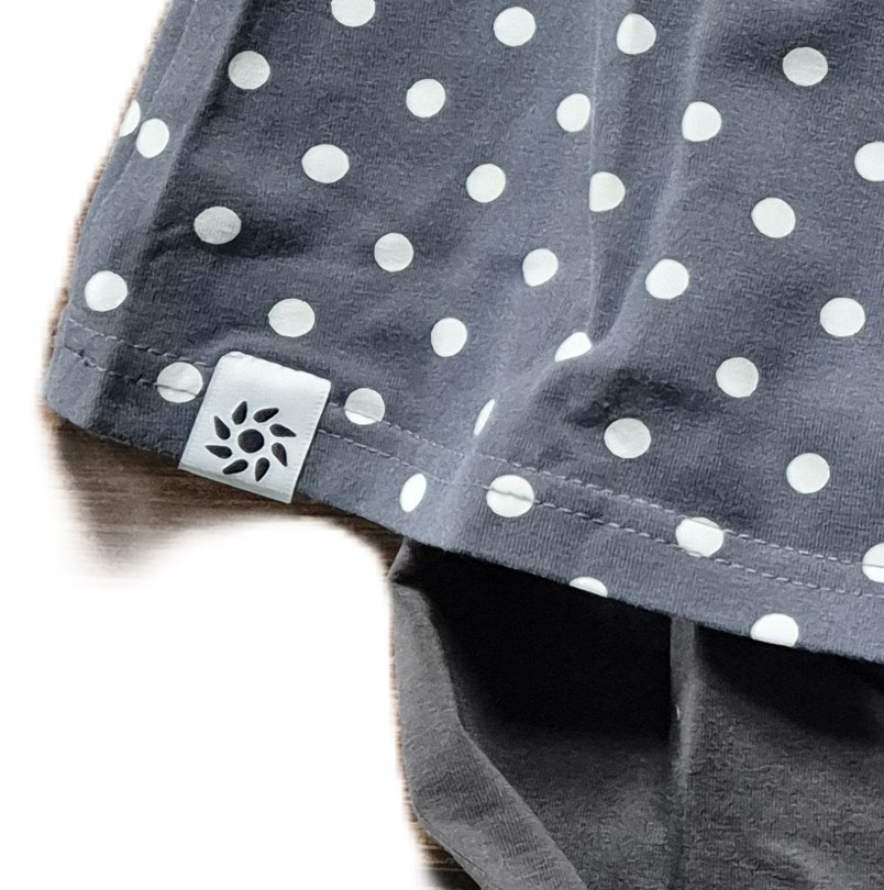 nové 3/4 legíny se sukní šedé Nicebelly, S - 2