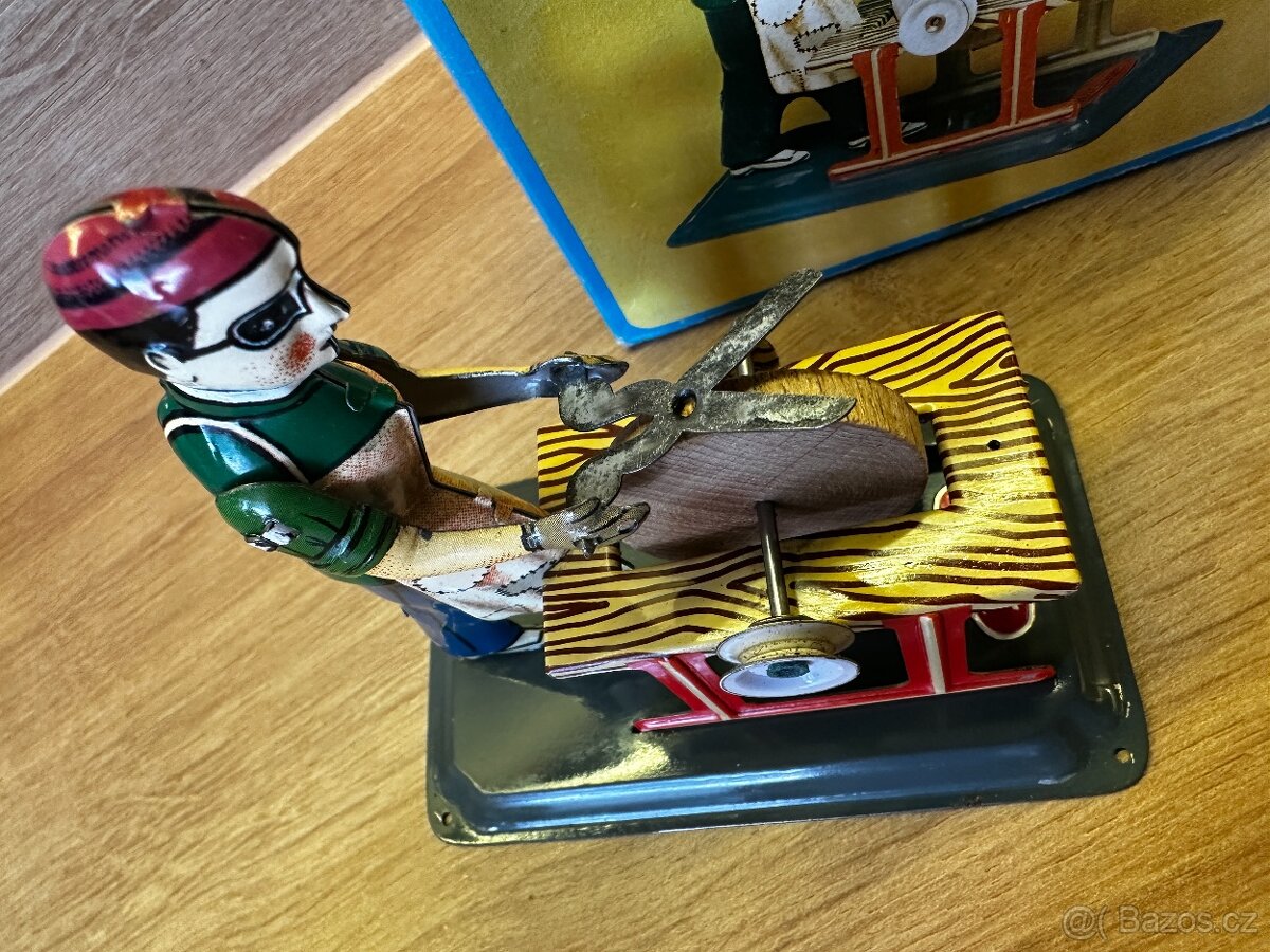 Parní stroj - Bruska na nůžky WILESCO M74 z roku 1975 - 1990 - 2