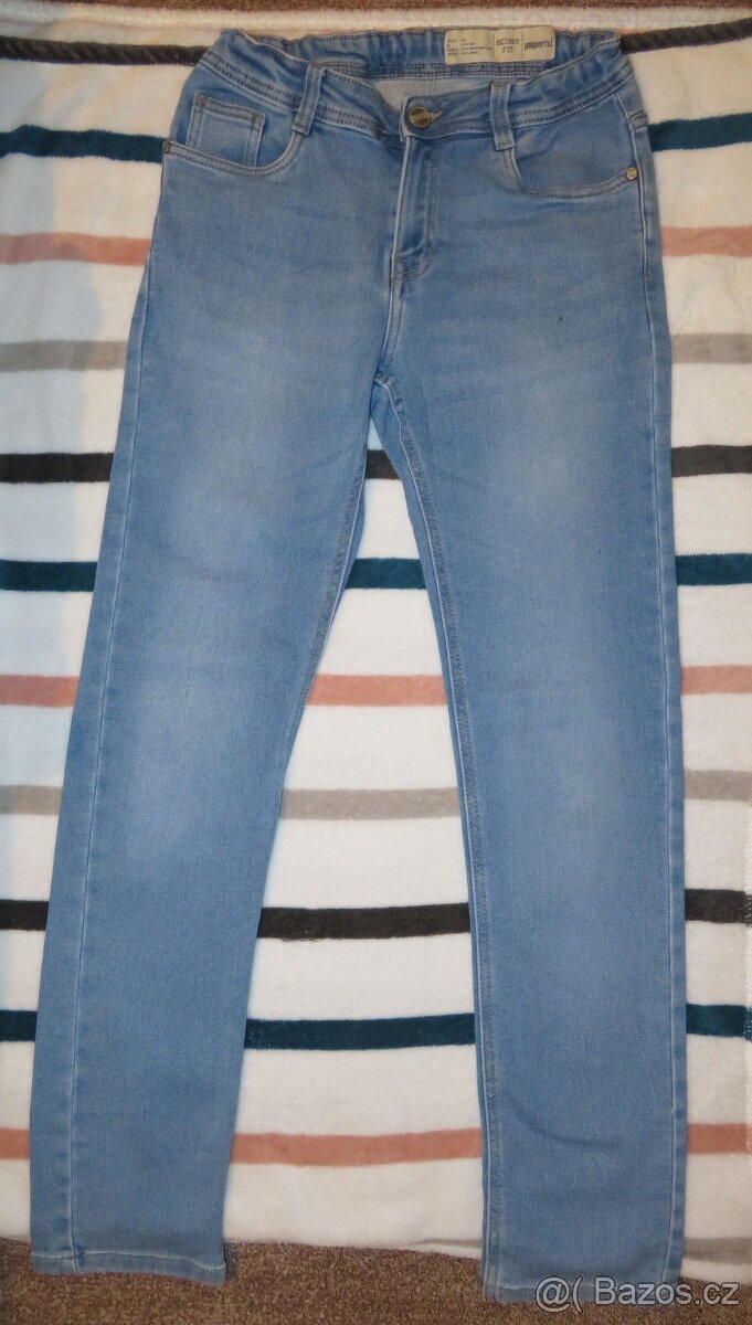 2x chlapecké džíny, vel 164 - 2