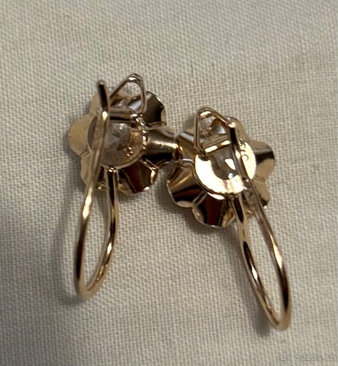 Náušnice pozlacené - 2