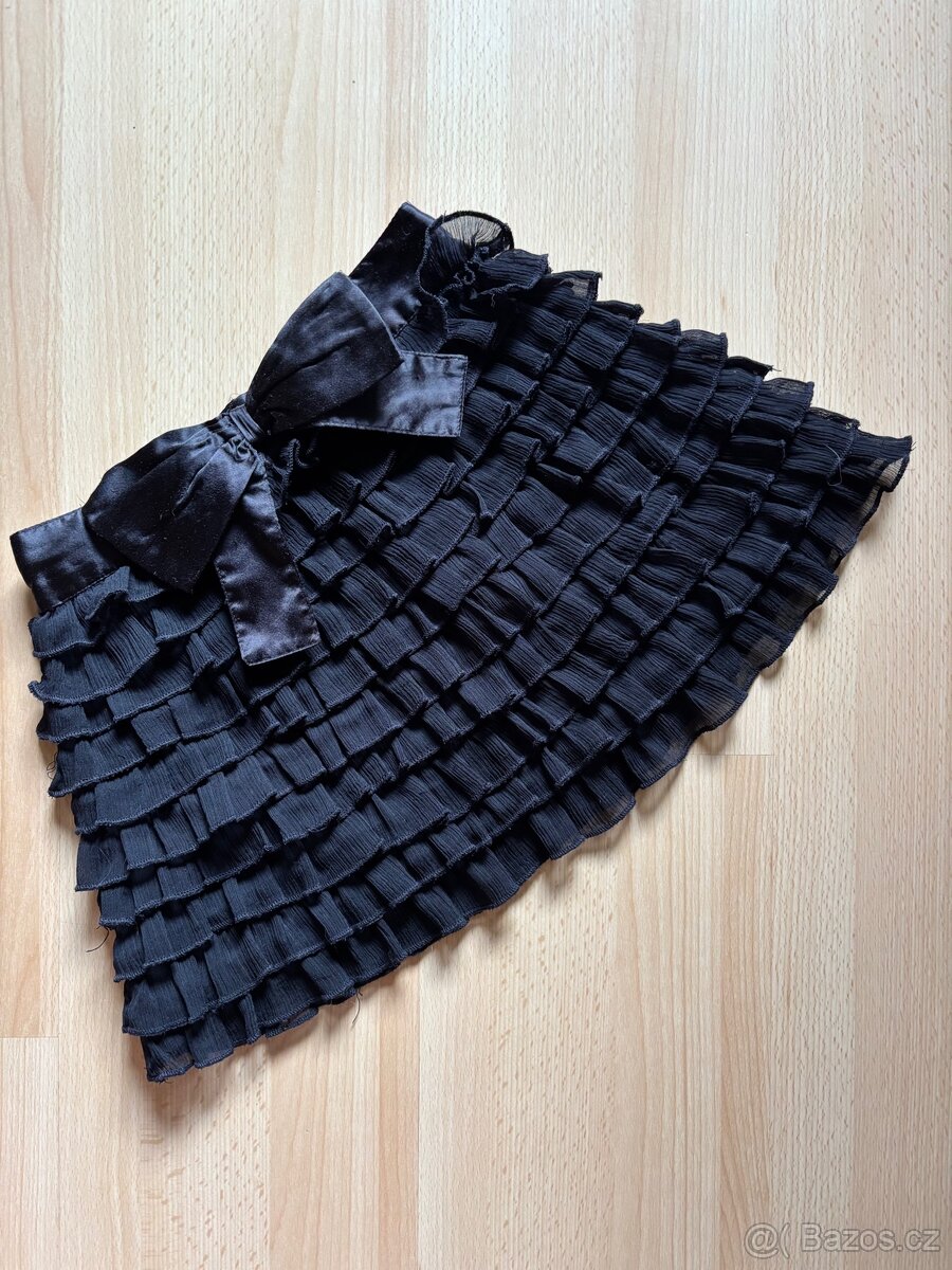 Černá sukýnka vel. 128/134 - 2
