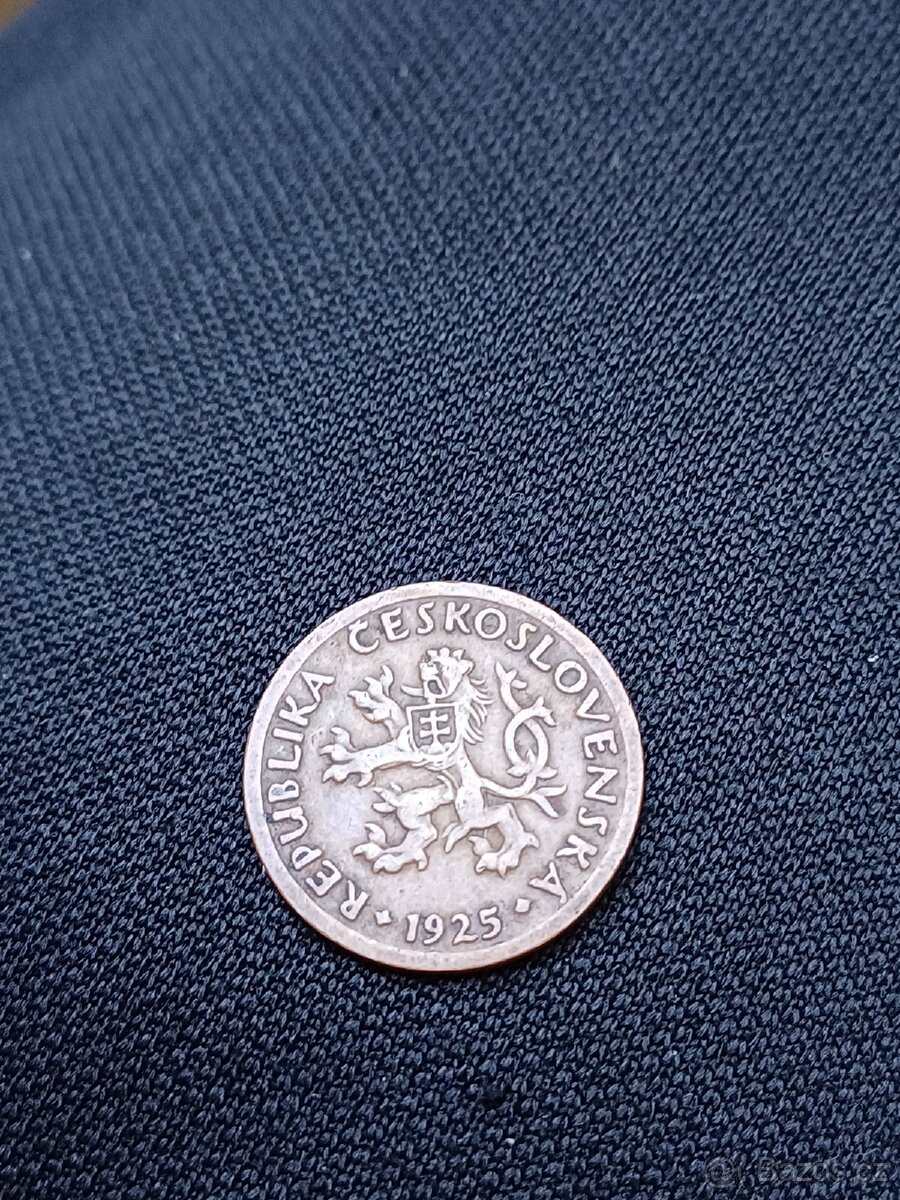 10 haléř 1925 č.2 - 2