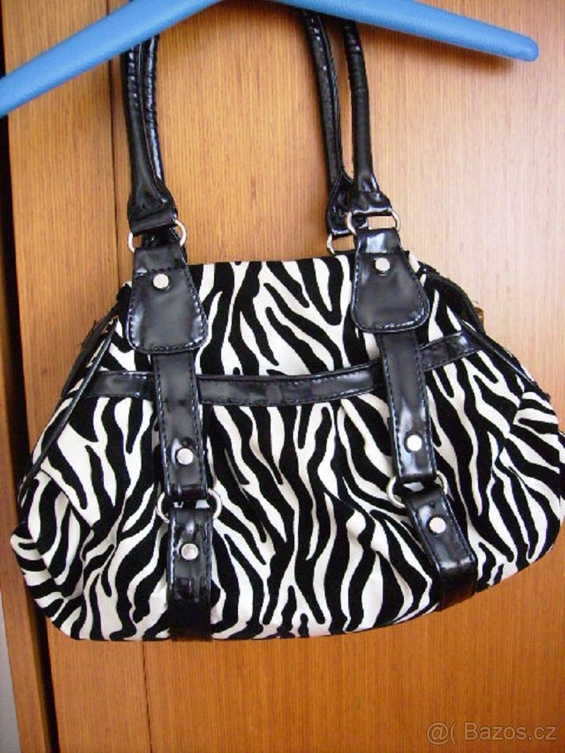 Kabelka vzor zebra - 2