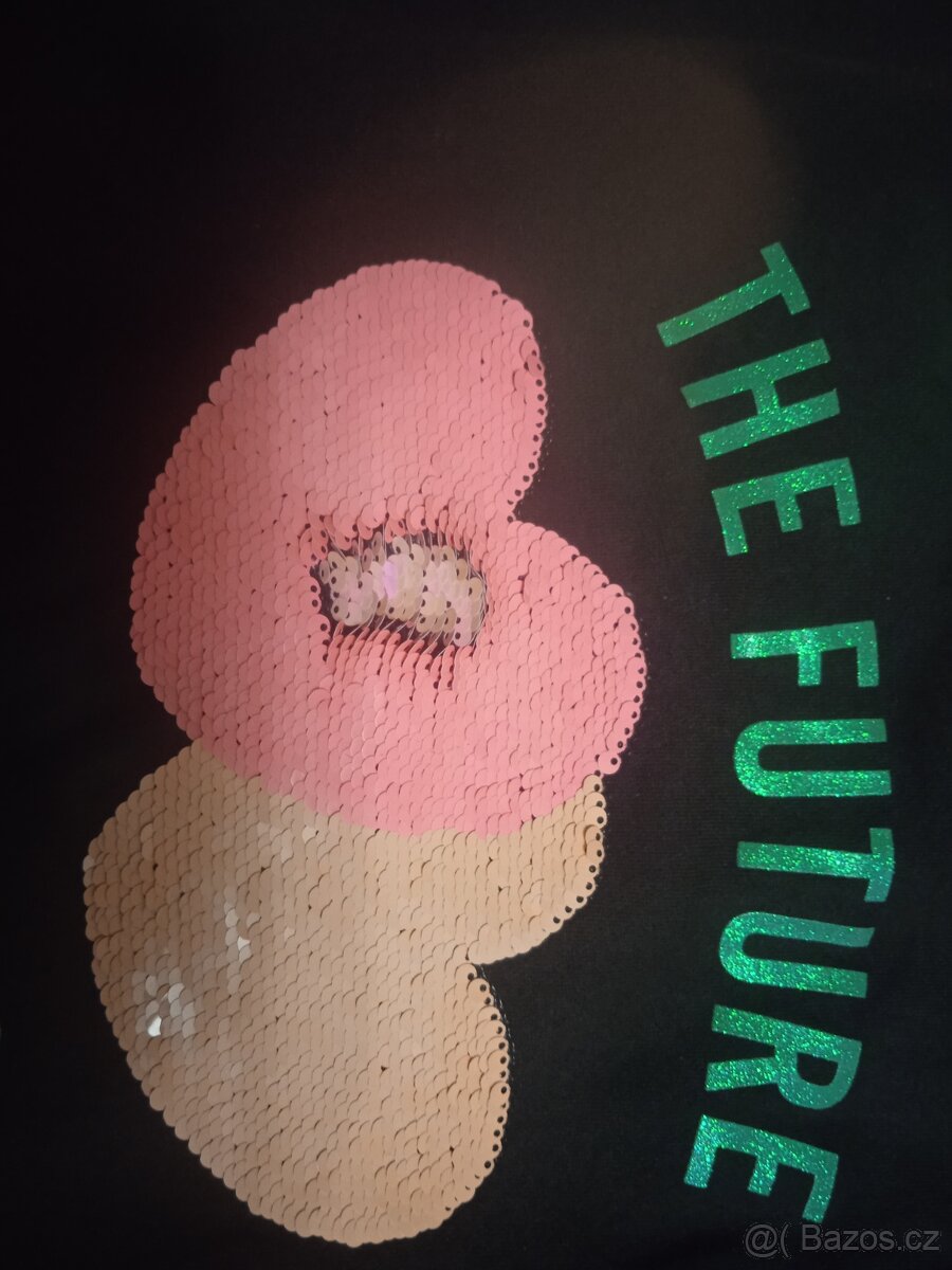 Dívčí mikina, mikinka HM vel.134/140 - 2