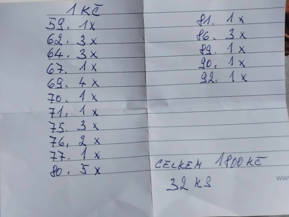 1 koruna Československá - 2