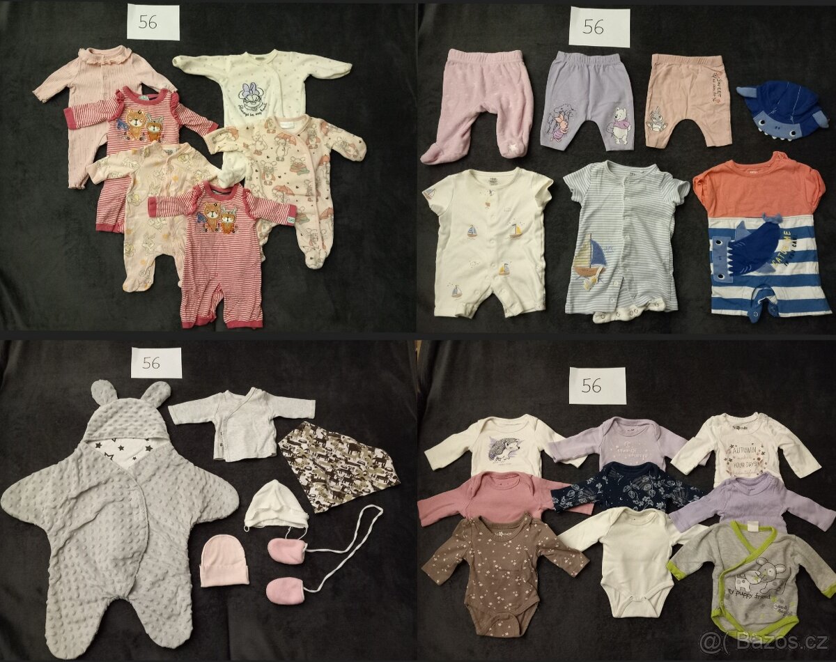 Mix oblečení pro miminko 50 - 80 - 2