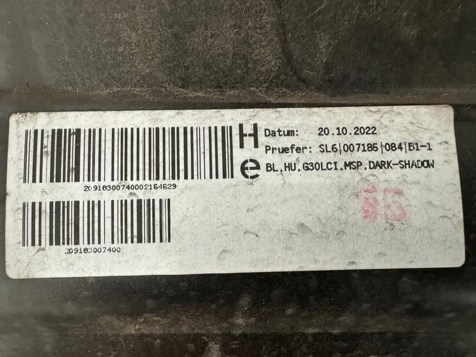 Originál BMW difuzor zadní nárazník BMW 5 G30/G31 M paket - 2