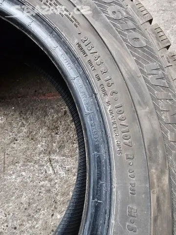 Prodám zimní Pneumatiky 215 65 R 16.C. - 2