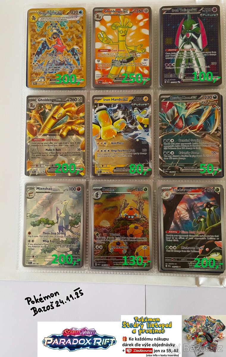 KUSOVÉ KARTY TCG POKÉMON (ORIGINÁL KARTY) (2) - 2