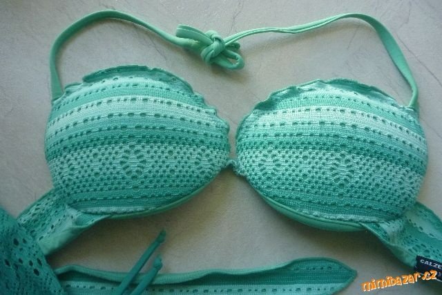 Zelené dvojdílné plavky, XS/2 - 2